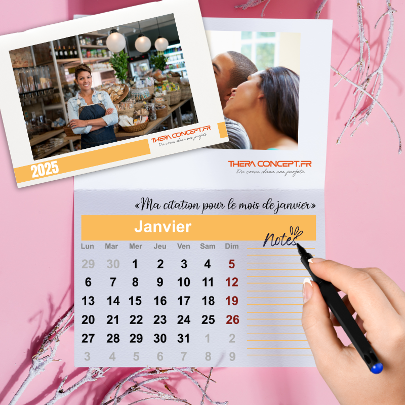 Calendrier de poche