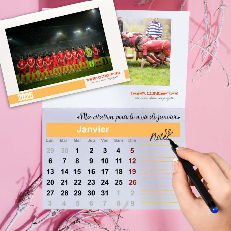 Calendrier de poche